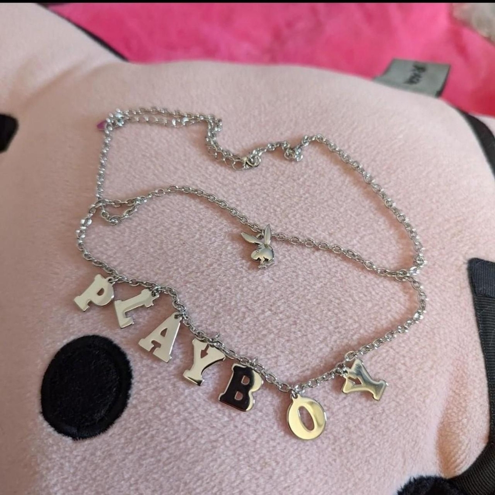 Playboy letters necklace